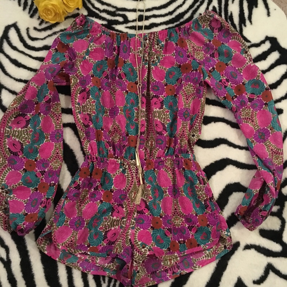 SHOW ME YOUR MUMU WILD BLOOM ROMPER